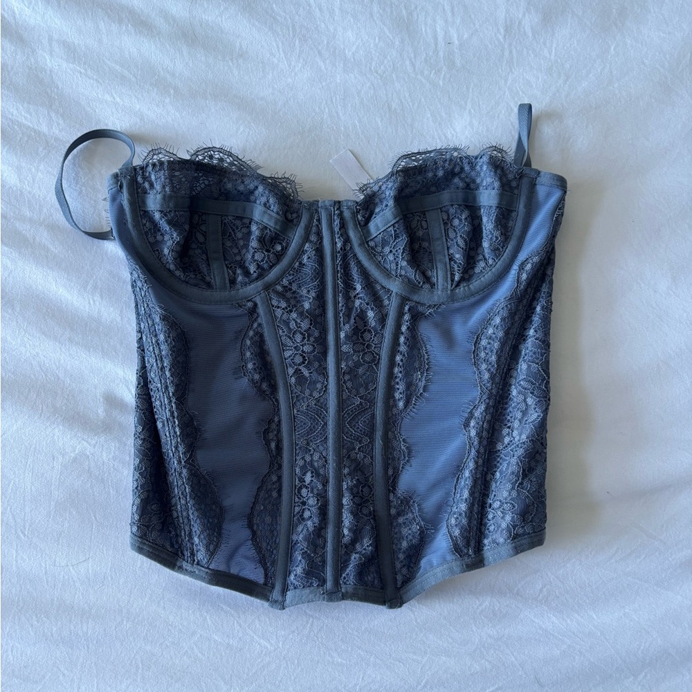 Urban Outfitters Corset - Black, Gray (can be bought separately or together) - Picture 3 of 3